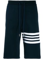 Thom Browne pantalon de jogging à bandes signature - Bleu