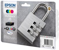 Epson Inktcartridge T3586, 35 Origineel Combipack Zwart, Cyaan, Magenta, Geel C13T35864010 - thumbnail