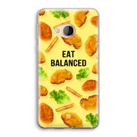 Eat Balanced: HTC U Play Transparant Hoesje