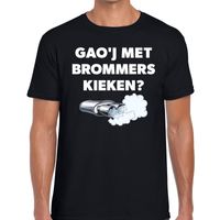 Gaoj met brommers kieken Achterhoek t-shirt zwart voor heren 2XL  -