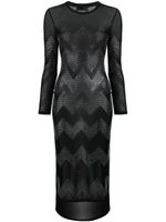 Cynthia Rowley robe Aaliyah à ornements en cristal - Noir - thumbnail