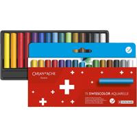 Caran Dache Caran d'ache neocolor ii, junior, l: 5 cm, dikte 8,5 mm, diverse kleuren, 15 stuk/ 1 doos