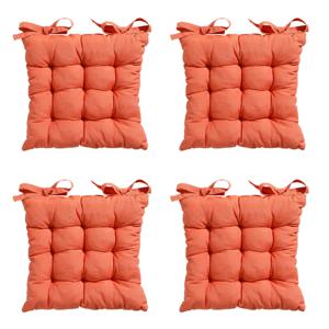 Madison Toscane Kussen - Panama Flame Orange - 46x46 - Oranje - 4 Stuks