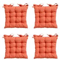 Madison Toscane Kussen - Panama Flame Orange - 46x46 - Oranje - 4 Stuks