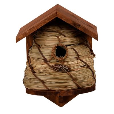 Best for birds Vogelhuisje/nestkastje bijenkorf - Tuindecoratie