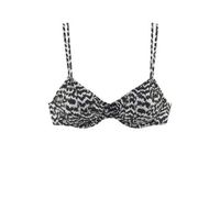 Lascana beugel bikinitop met all over print zwart/wit - thumbnail