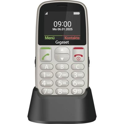 Gigaset GL395 Mobiele telefoon SOS-knop, Spatwaterdicht, Stofvrij Zilver