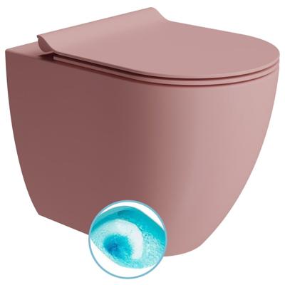 Toilet Swirlflush Sapho Pura 36x55 cm Roze