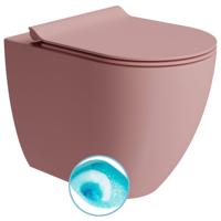 Toilet Swirlflush Sapho Pura 36x55 cm Roze
