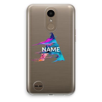 Abstract Spectrum: LG K10 (2017) Transparant Hoesje