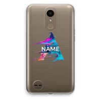 Abstract Spectrum: LG K10 (2017) Transparant Hoesje