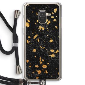 Terrazzo N°7: Samsung Galaxy A8 (2018) Transparant Hoesje met koord