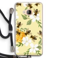 No flowers without bees: HTC U Play Transparant Hoesje met koord