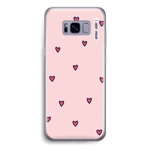 Hartjes: Samsung Galaxy S8 Transparant Hoesje