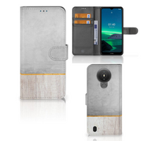 Nokia 1.4 Book Style Case Wood Concrete - thumbnail