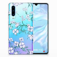 Huawei P30 Uniek TPU Case Blossom White