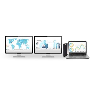 ACT Connectivity USB-C of USB-A Dual Monitor Docking Station dockingstation