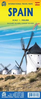 Wegenkaart - landkaart Spanje | ITMB