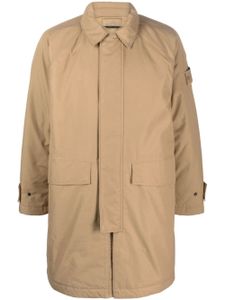 Stone Island manteau en coton à motif Compass - Tons neutres