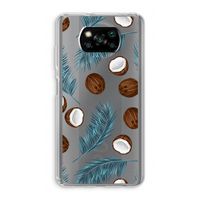 Kokosnoot roze: Xiaomi Poco X3 NFC Transparant Hoesje