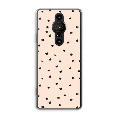 Kleine kattenkopjes: Sony Xperia Pro-I Transparant Hoesje