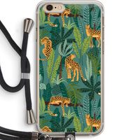 Luipaard 2: iPhone 6 PLUS / 6S PLUS Transparant Hoesje met koord