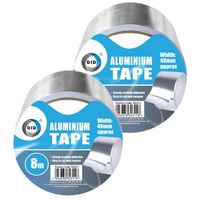 DID aluminiumtape/reparatietape zilver 2 stuks 8 meter - thumbnail