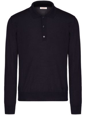 Valentino Garavani polo VLogo Signature brodé - Noir