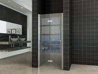Wiesbaden vouwbare nisdeur 80x202 cm links 8 mm NANO glas