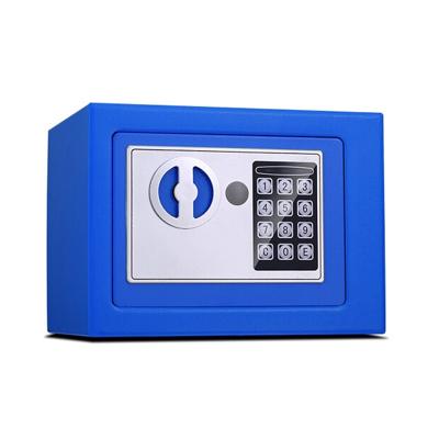 17E Home Mini elektronische beveiliging Lock vak muur kast veiligheid vak zonder munt bediende functie (blauw)