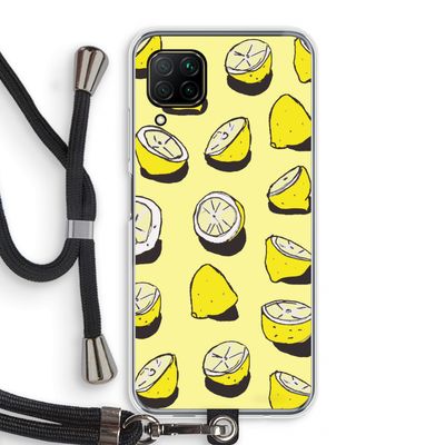 When Life Gives You Lemons...: Huawei P40 Lite Transparant Hoesje met koord