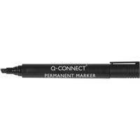 Q-CONNECT permanente marker, 1,2 / 5 mm, schuine punt, zwart
