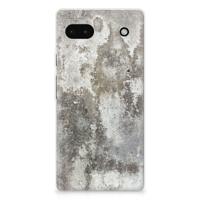 Google Pixel 6A | TPU | Siliconen hoesje | Beton Print