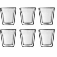 Glazenset Bodum 100 ml Transparant Borosilicaatglas Soepel 6 Onderdelen (6 Stuks)