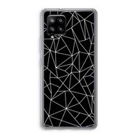 Geometrische lijnen wit: Samsung Galaxy A42 5G Transparant Hoesje Geometrische lijnen wit: Samsung Galaxy A42 5G Transparant Hoesje