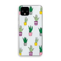 Sanseveria: Pixel 4 Transparant Hoesje
