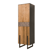 Tower Living Opbergkast 'Ora' Links, Teakhout, 182 x 57cm