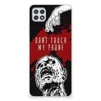 Samsung Galaxy A22 5G Silicone-hoesje Zombie Blood - thumbnail