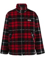 GCDS veste bomber à motif tartan - Rouge - thumbnail