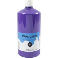 Creativ Company Tempera verf mat, violet, 1000 ml/ 1 fles