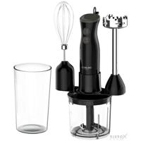 Michelino staafmixer set 6-delig zwart Michelino staafmixer set 6-delig zwart