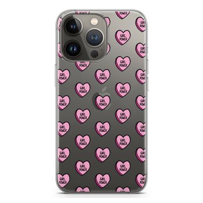 GIRL POWER: iPhone 13 Pro Transparant Hoesje