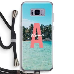 Pacific Dream: Samsung Galaxy S8 Plus Transparant Hoesje met koord