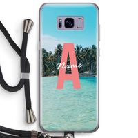 Pacific Dream: Samsung Galaxy S8 Plus Transparant Hoesje met koord