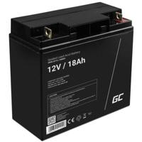 Green Cell Loodaccu 12 V 18 Ah Loodgel (b x h x d) 181 x 167 x 77 mm M5-schroefaansluiting Cyclusbestendig, Onderhoudsvrij