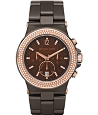 Horlogeband Michael Kors MK5518 Keramiek Bruin 26mm