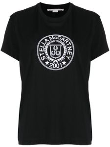 Stella McCartney t-shirt à logo imprimé - Noir