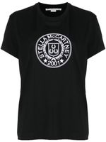 Stella McCartney t-shirt à logo imprimé - Noir - thumbnail