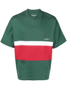 Carhartt WIP t-shirt à détails de rayures - Vert