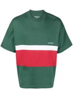 Carhartt WIP t-shirt à détails de rayures - Vert